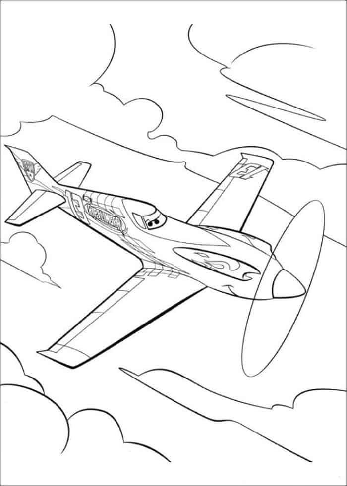 Airplane Coloring Pages To Print