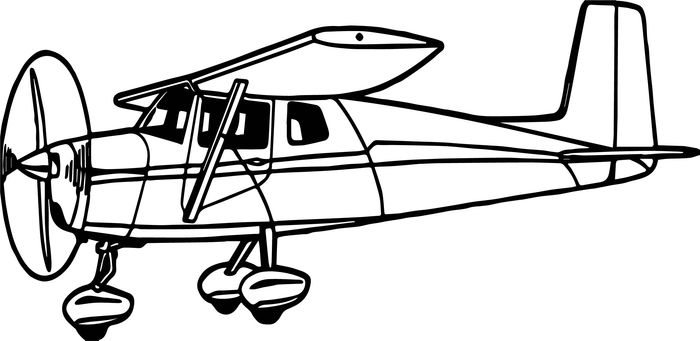 Airplane Printable Coloring Pages