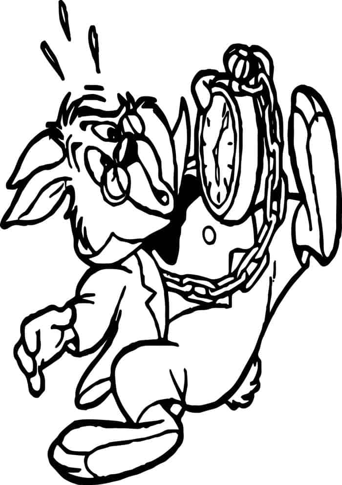 Alice In Wonderland Mad Hatter Coloring Pages