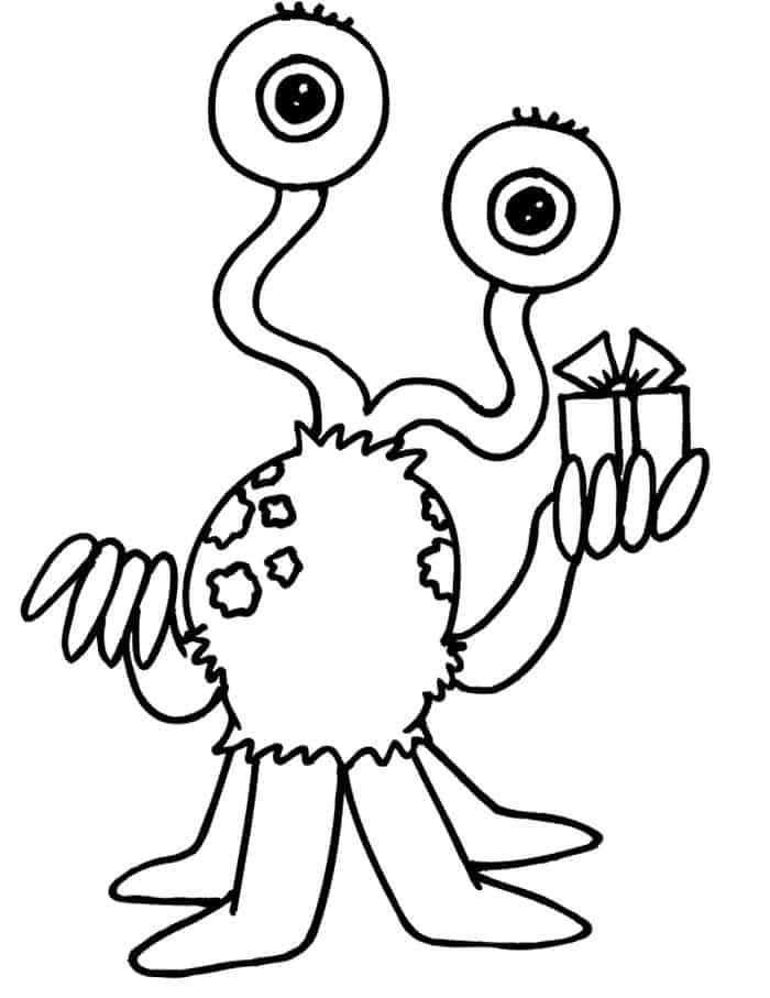 Alien Coloring Pages Printable