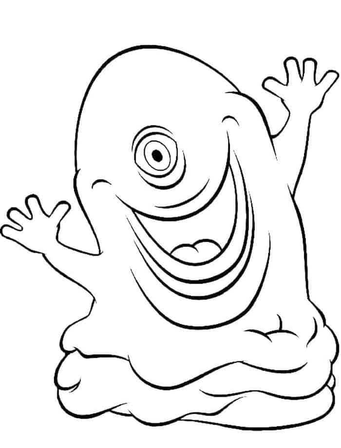 Alien Coloring Pages