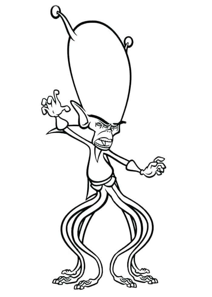Alien Conquest Coloring Pages