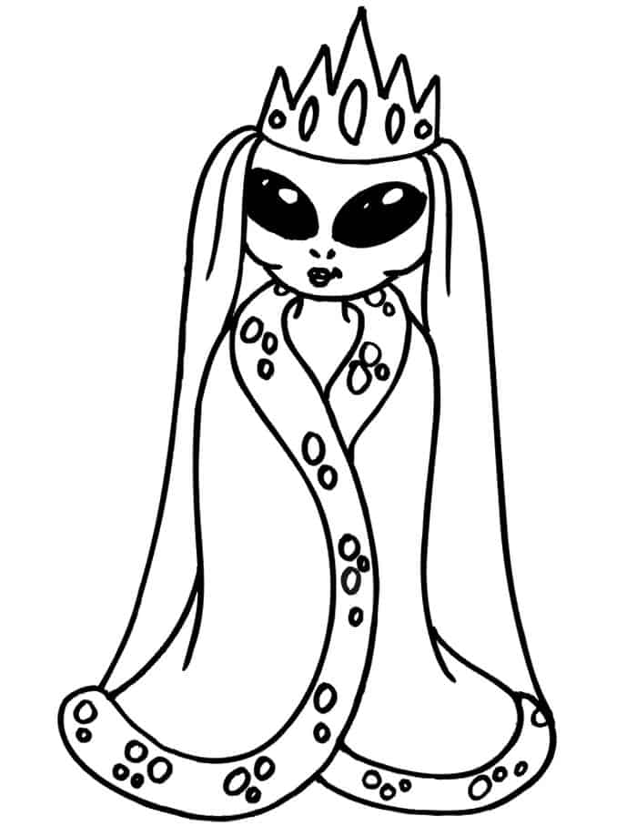 Alien Princess Coloring Pagesdrawings