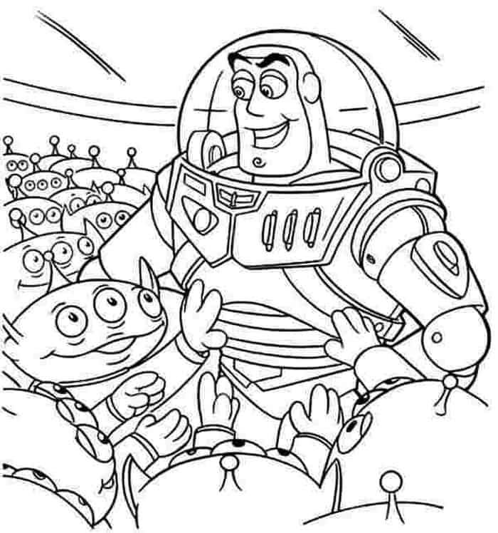 Alien Toy Story Coloring Pages
