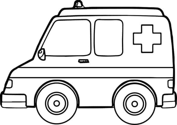 Ambulance Ambulance Coloring Pages