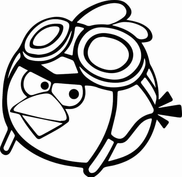 Angry Bird Rio Coloring Pages