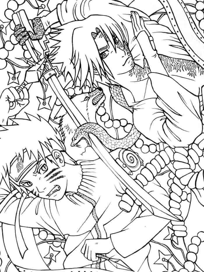 Anime Coloring Pages Naruto