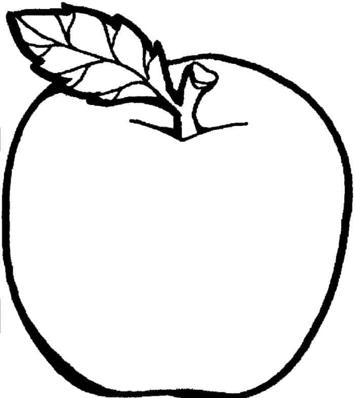 Apple Coloring Pages Free Printable