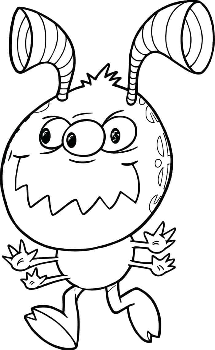 Area 51 Alien Coloring Pages