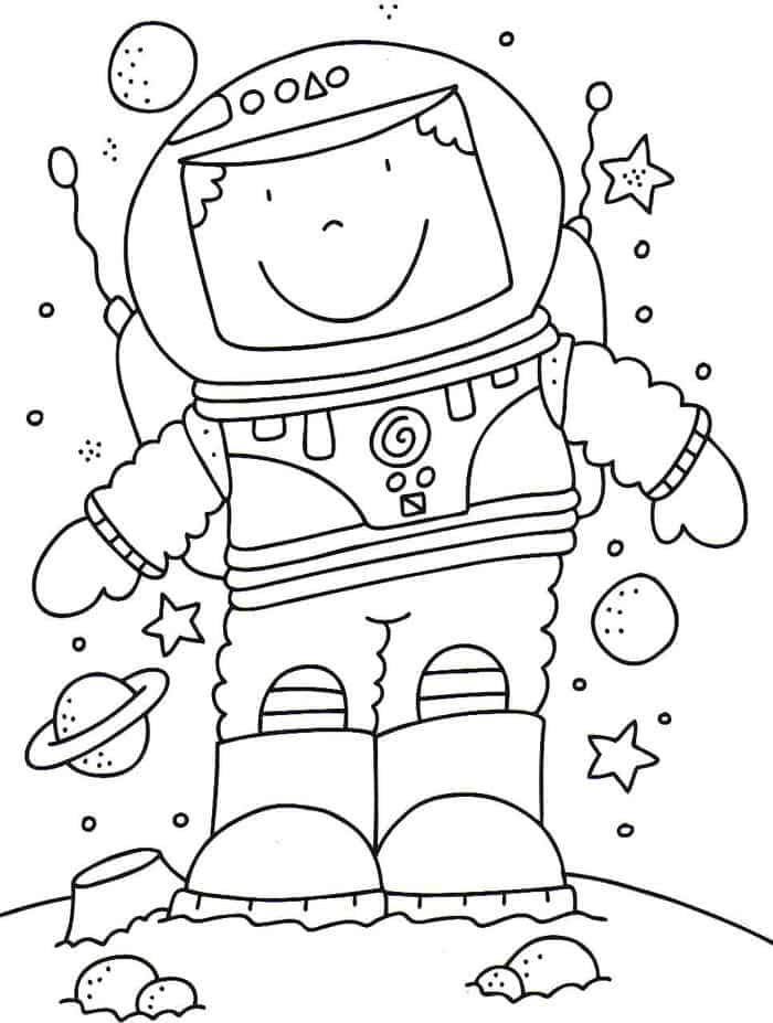Astronaut Coloring Pages Printable