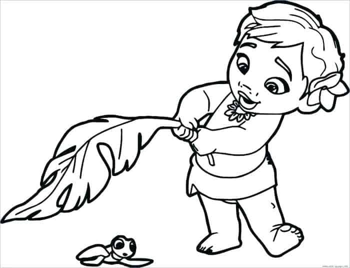 Baby Disney Princess Coloring Pages 1