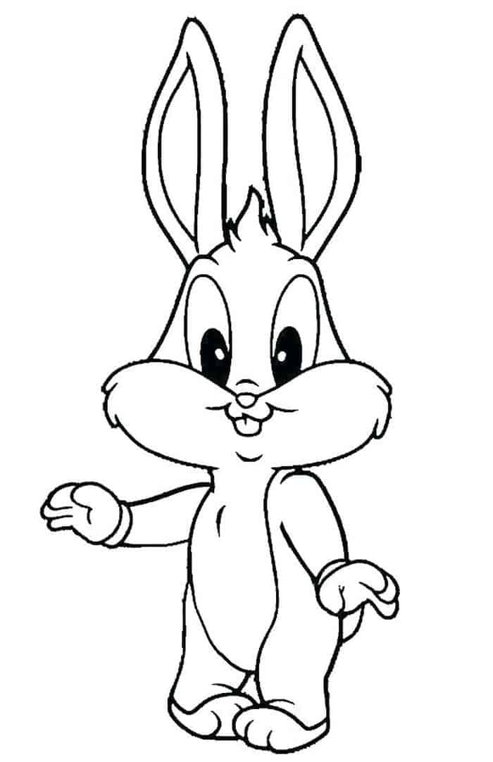 Baby Looney Tunes Coloring Pages To Print 1