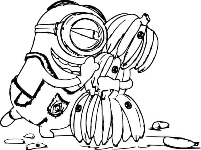 Baby Minion Coloring Page