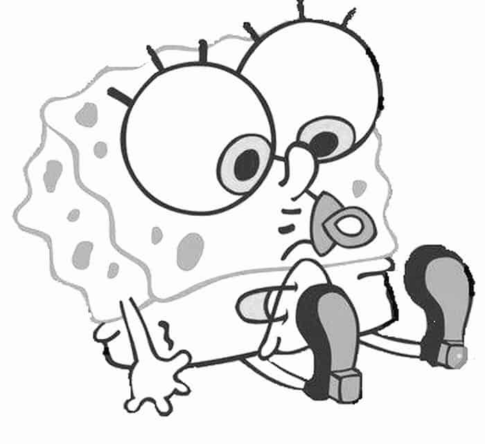 Baby Spongebob Coloring Pages