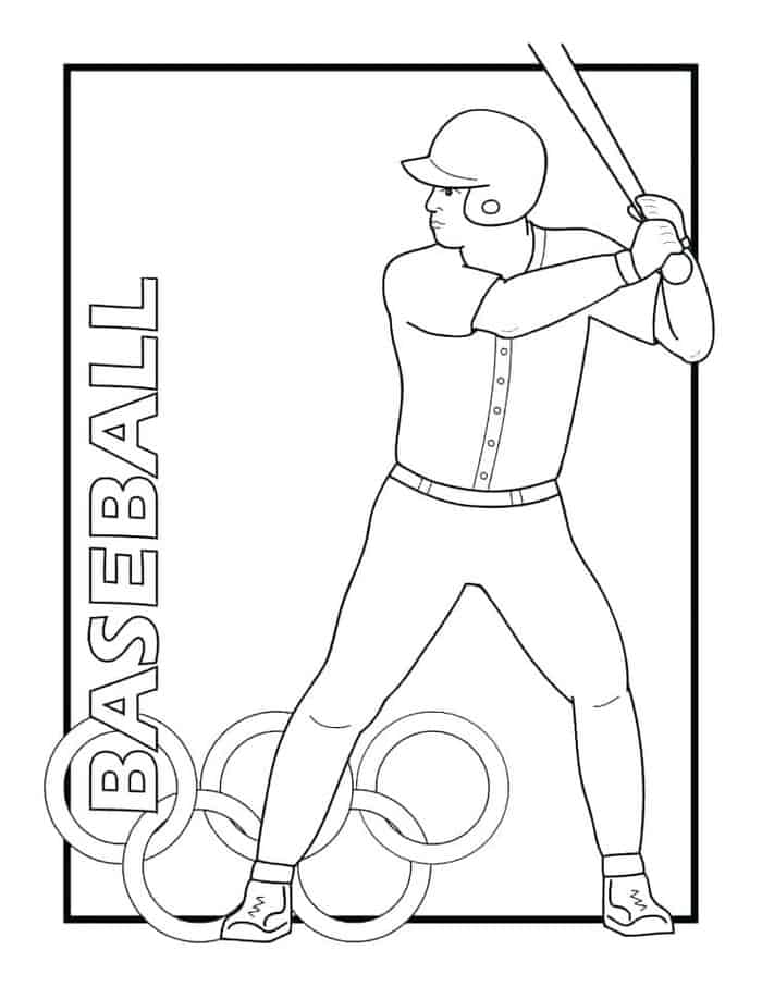 Baseball Coloring Pages