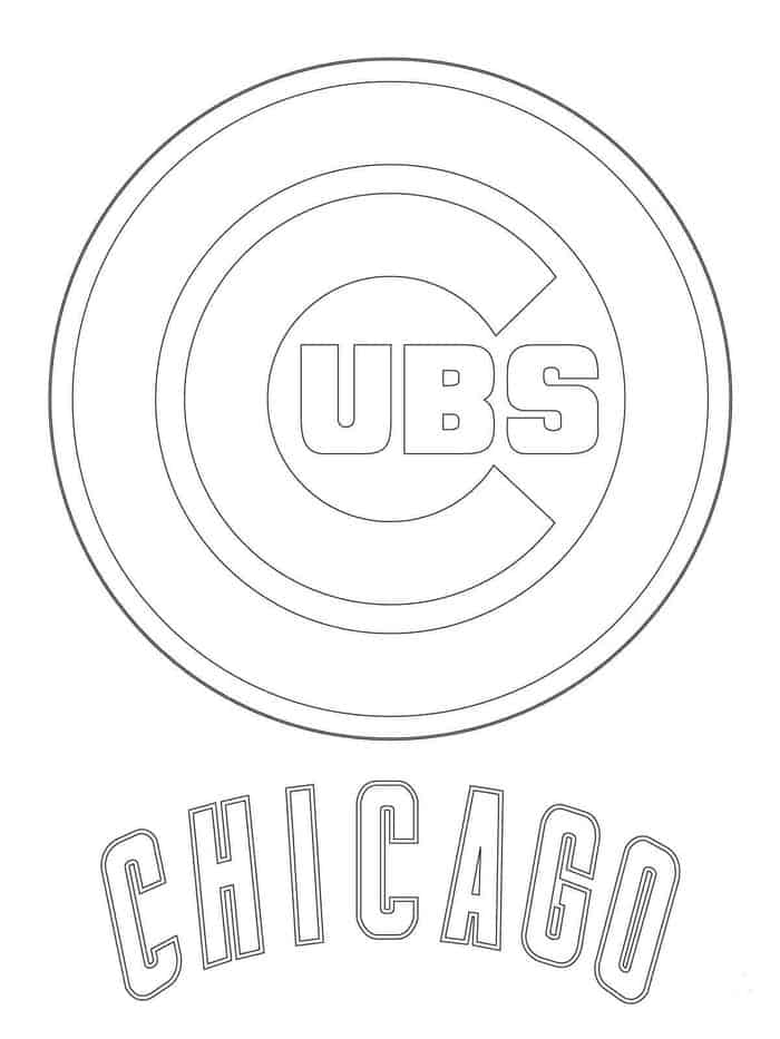 Baseball Logo Coloring Pages