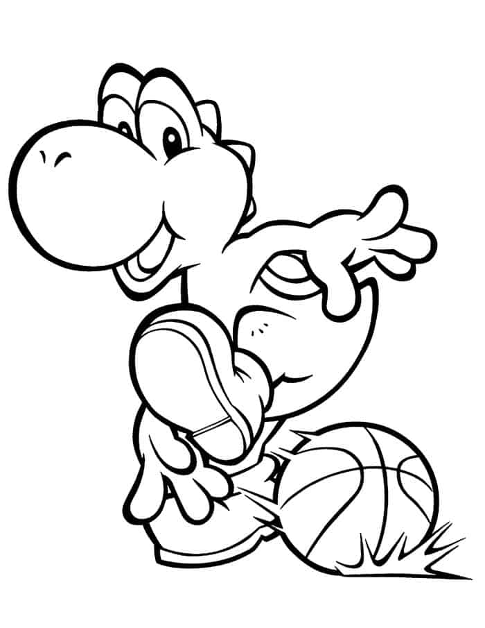 Basketball Coloring Pages For Kids