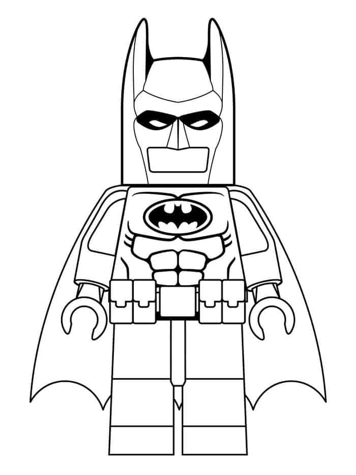 Batman Lego Coloring Pages