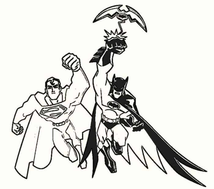 Batman Vs Superman Coloring Pages Printable