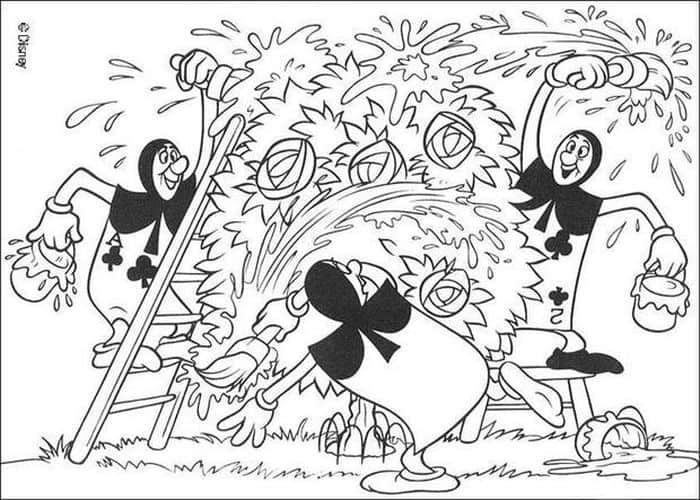 Bayard The Bloodhound Coloring Pages From Alice In Wonderland