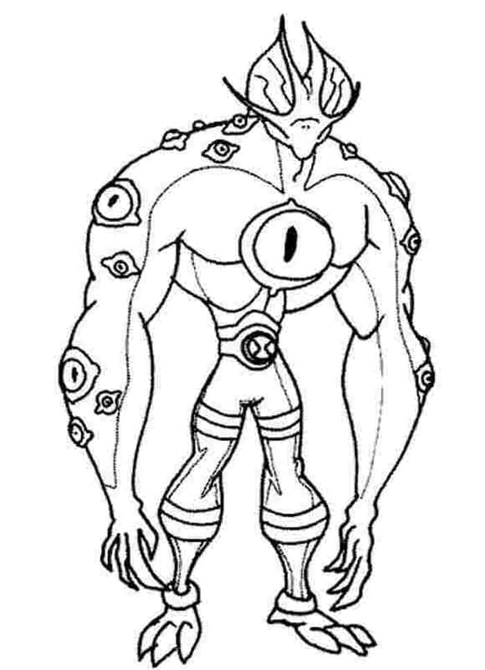 Ben 10 Alien Force Coloring Pages