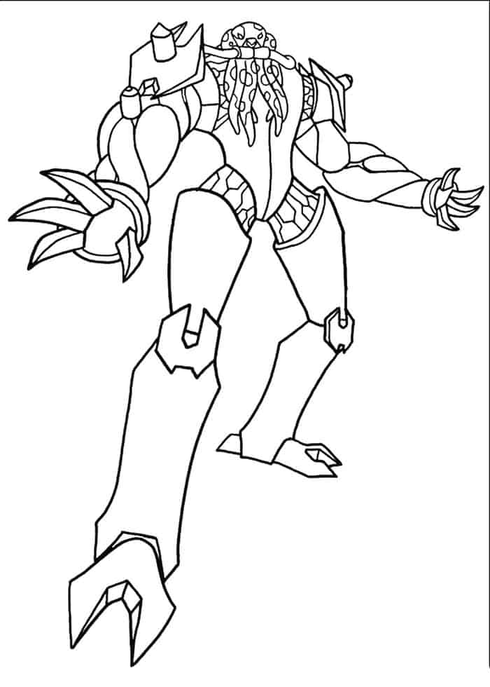 Ben 10 Coloring Pages Free Download