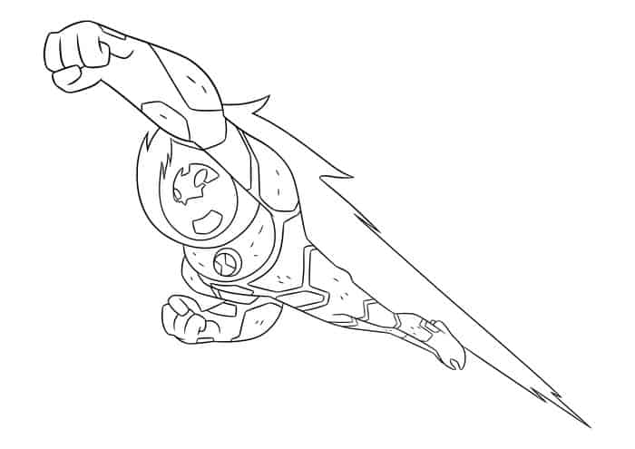 Ben 10 Coloring Pages Upgrade