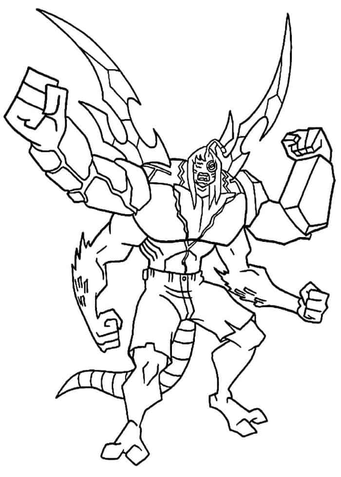 Ben 10 Omniverse Coloring Pages