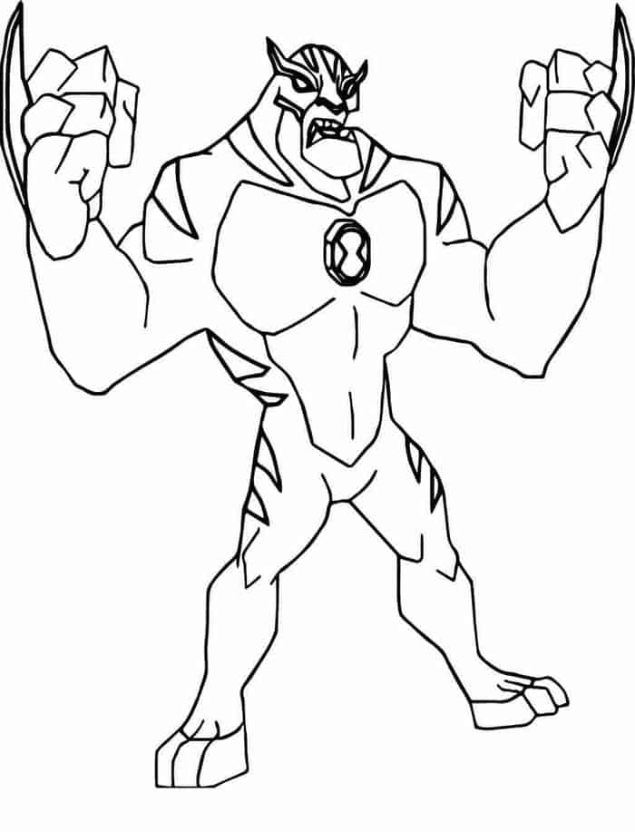 Ben 10 Ultimate Alien Coloring Pages