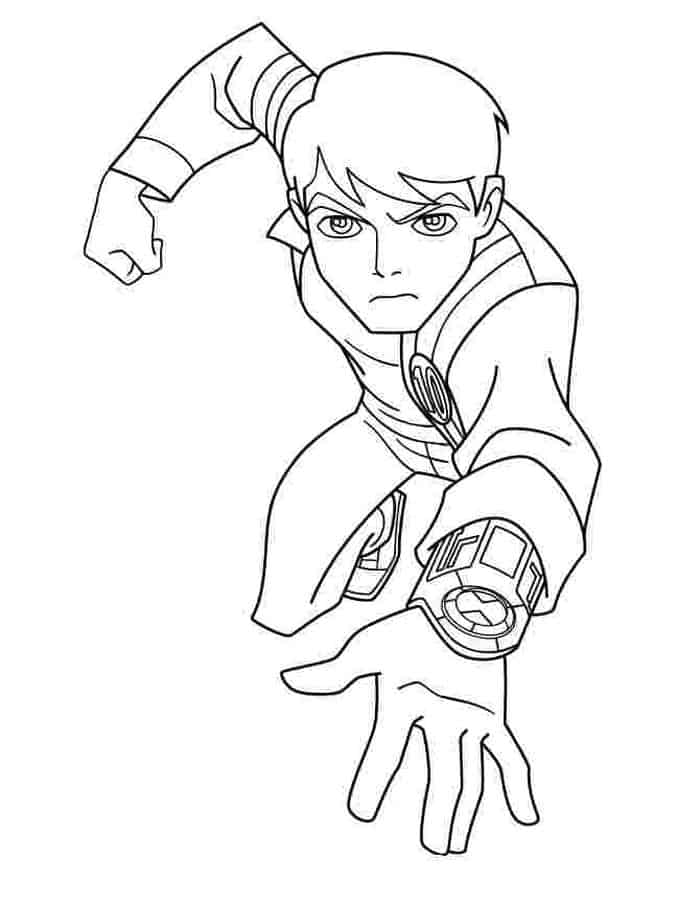 Ben Ten Alien Force Coloring Pages