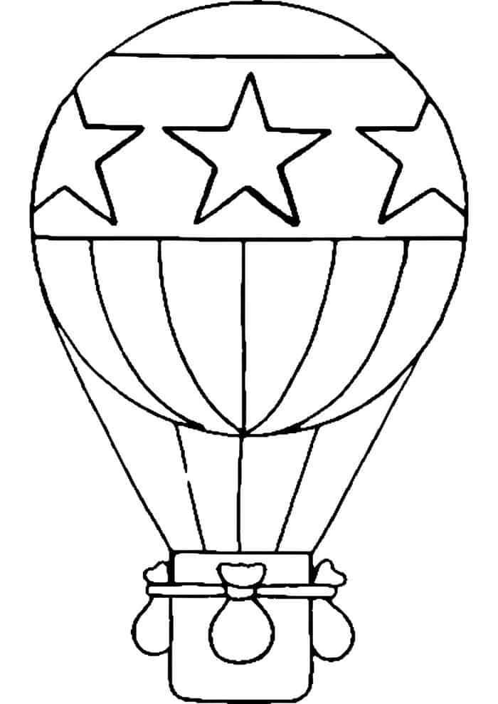 Caillou Pictures With Balloon Coloring Pages