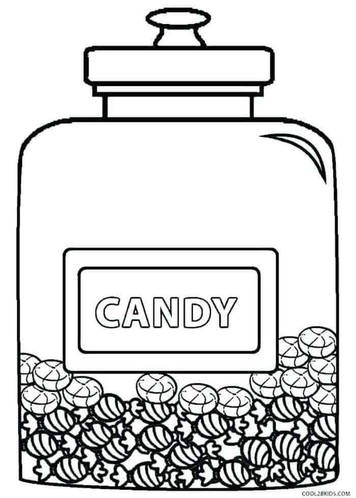 Candy Coloring Pages