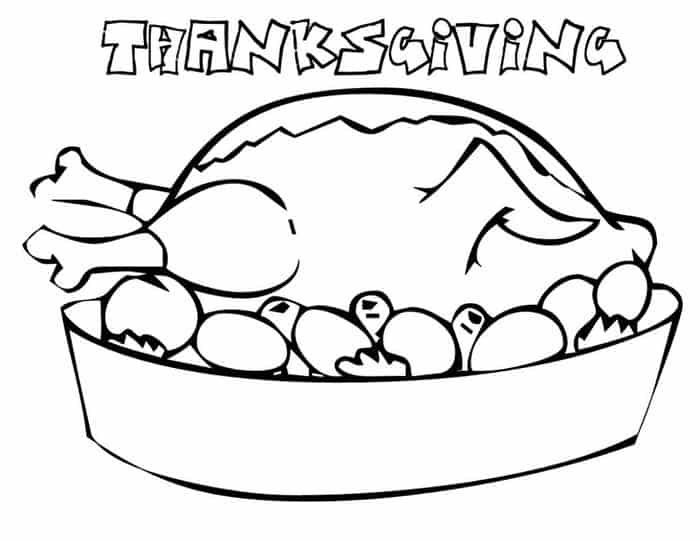 Charlie Brown Thanksgiving Coloring Pages