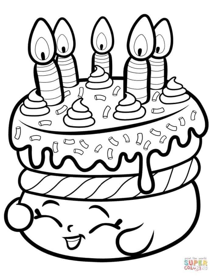 Christmas Shopkins Coloring Pages
