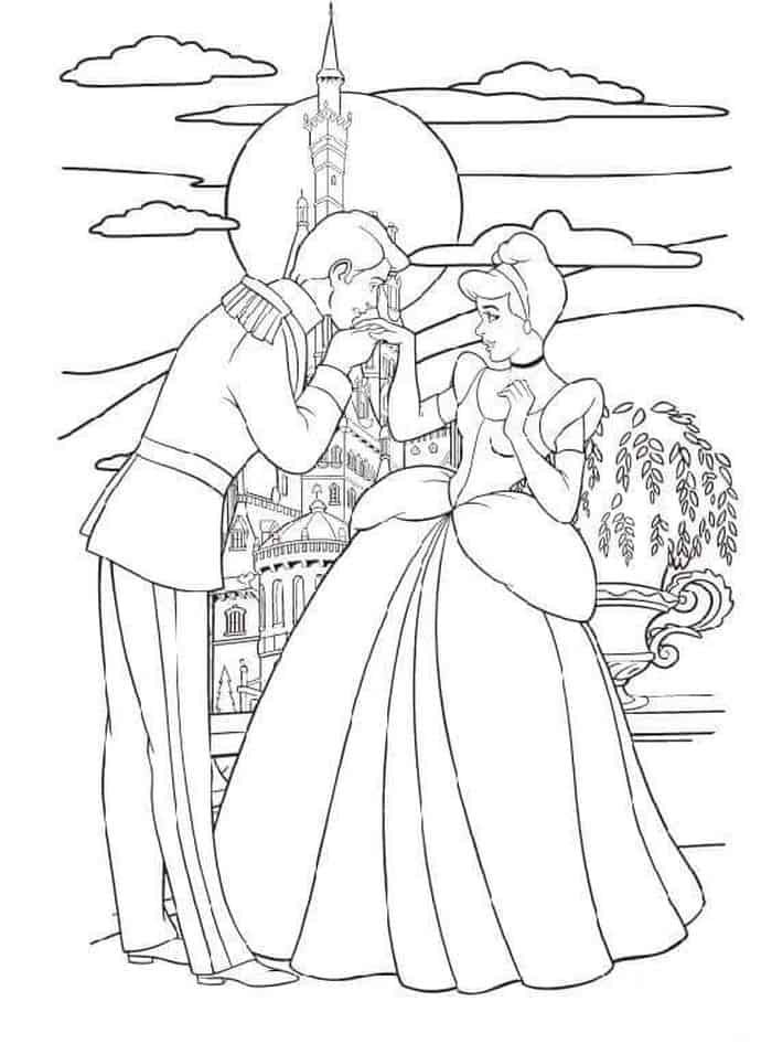 Cinderella Castle Coloring Pages