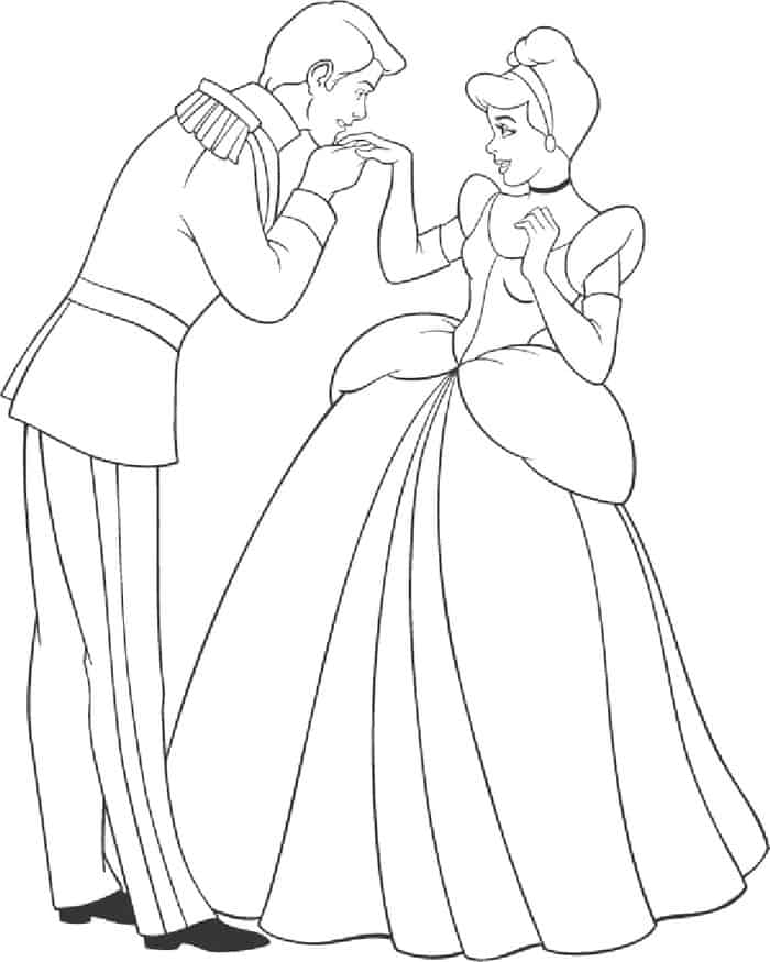 Cinderella Coloring Pages Free Download