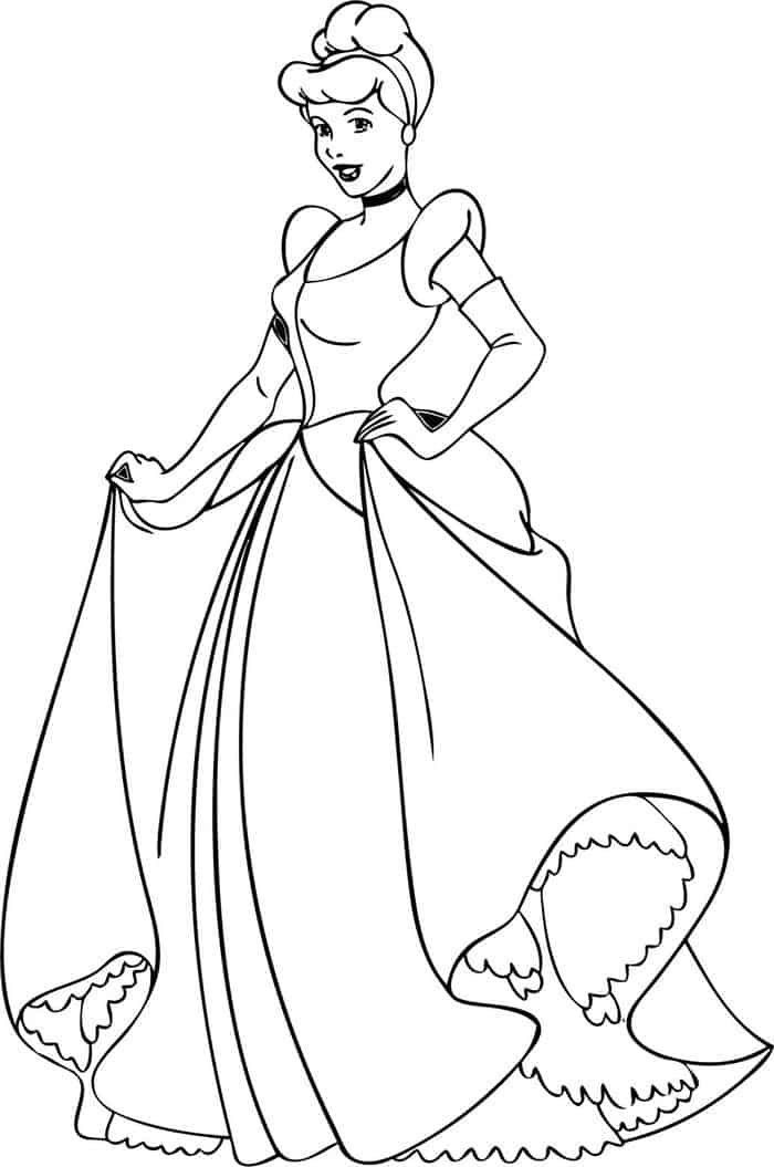 Cinderella Coloring Pages Pdf