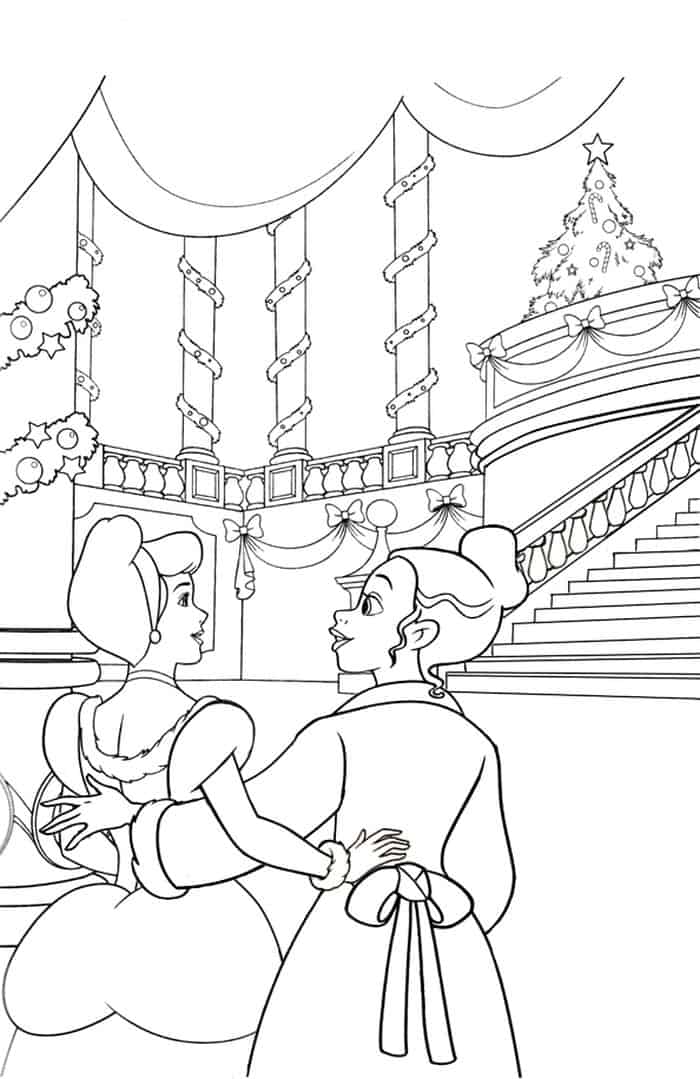 Cinderella Coloring Pages To Print