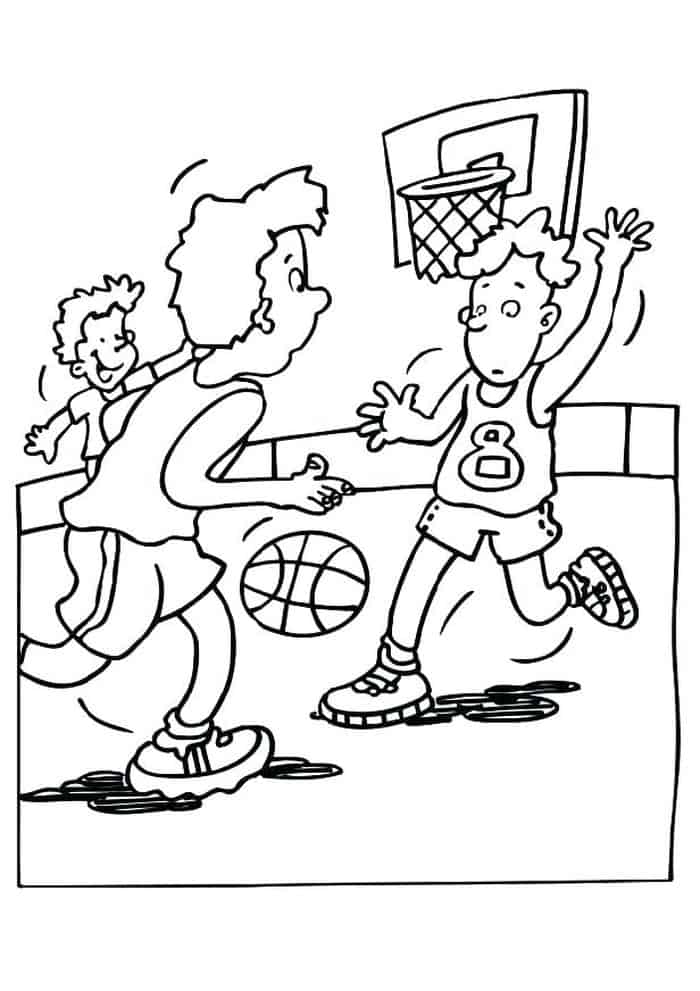 College Basketball Logos Coloring Pages