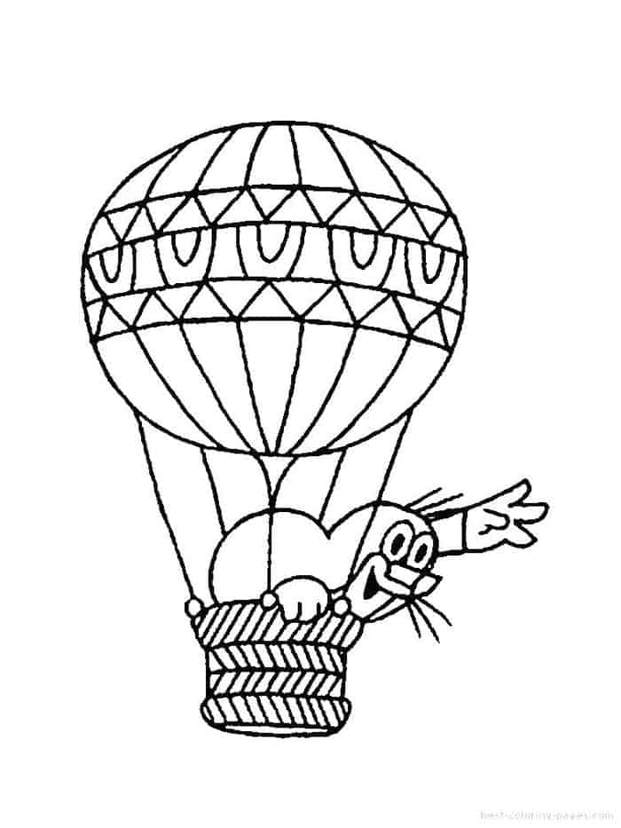 Coloring Balloon Pages Monsters