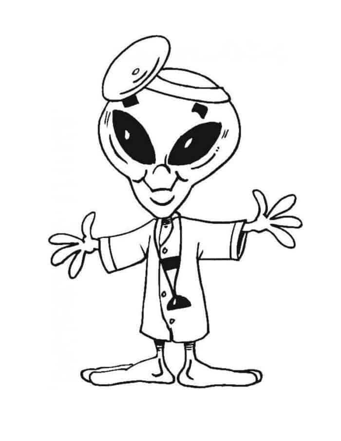 Coloring Pages Alien