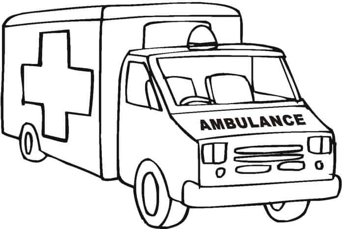 Coloring Pages Ambulance
