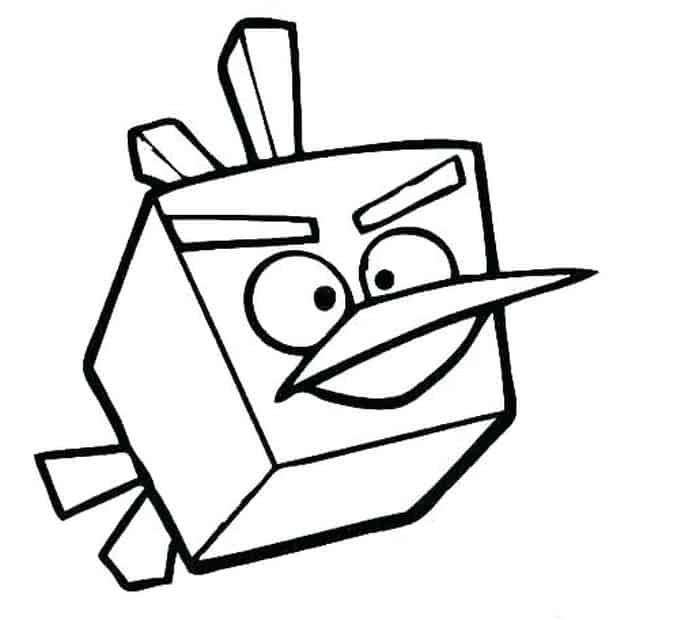 Coloring Pages Angry Bird