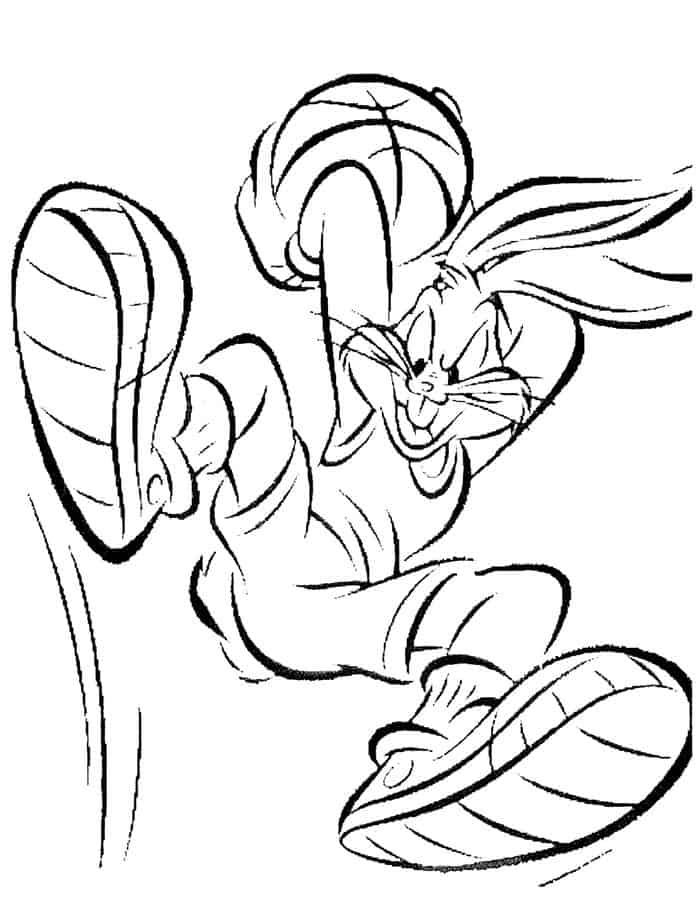 Coloring Pages Basketball Mn