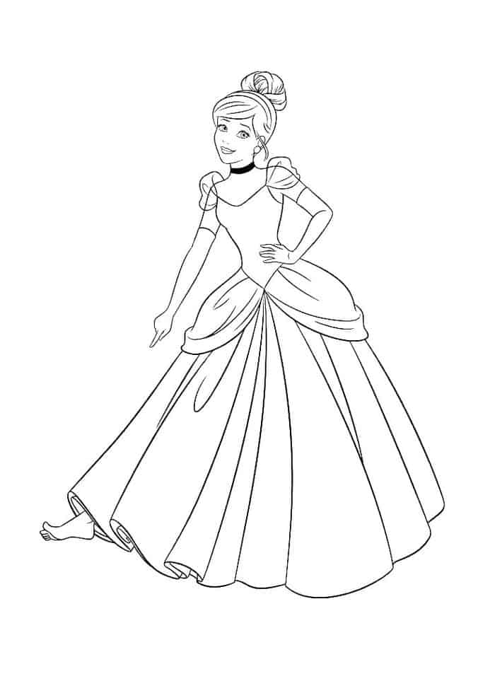 Coloring Pages Disney Princess 1