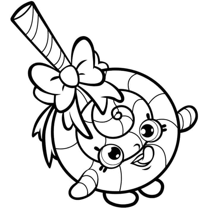 Coloring Pages For Girls Shopkins