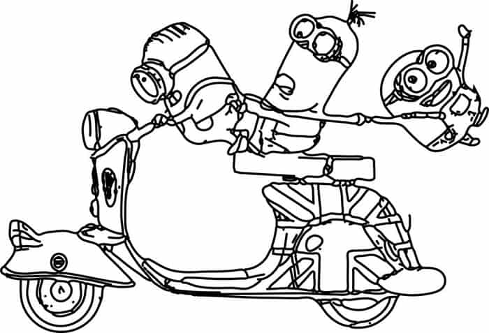 Coloring Pages For Kids Minion