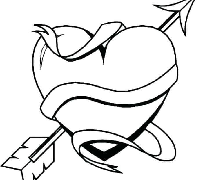 Coloring Pages For Teens Hearts