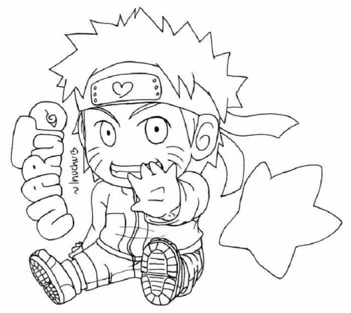 Coloring Pages Naruto Chibi