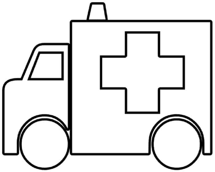 Coloring Pages Of Ambulance